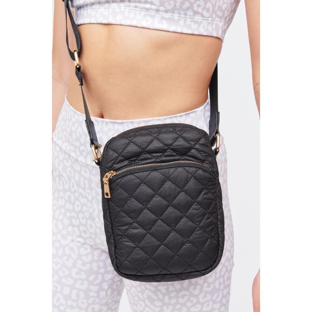 Woman wearing Black Urban Expressions Lane Crossbody 840611182708 View 2 | Black