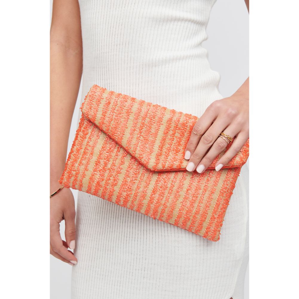 Woman wearing Clementine Urban Expressions Mayotte Clutch 818209017534 View 1 | Clementine