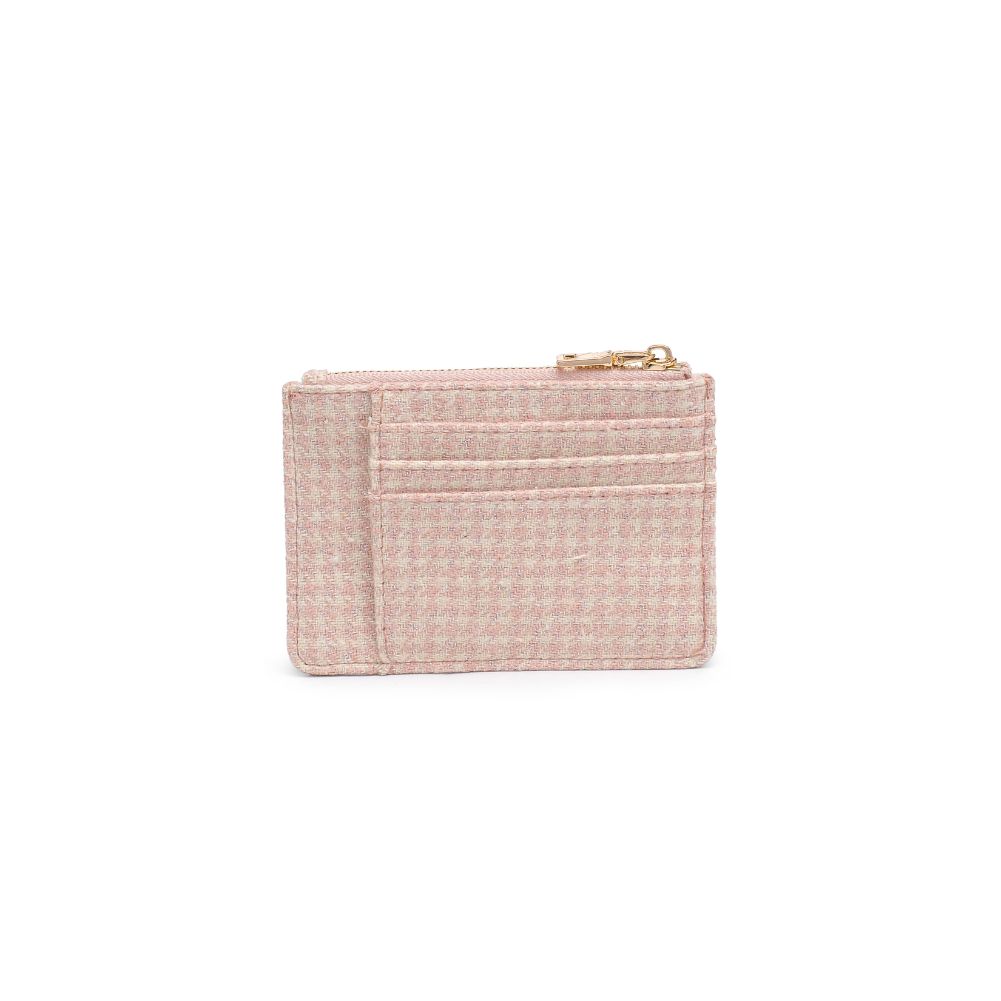 Product Image of Urban Expressions Afina - Houndstooth Card Holder 840611109811 View 7 | Pink