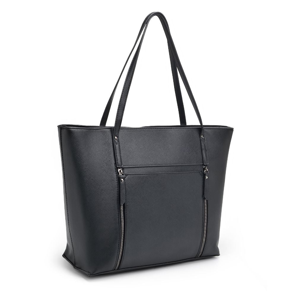 Product Image of Urban Expressions Louise Tote 818209015257 View 2 | Black