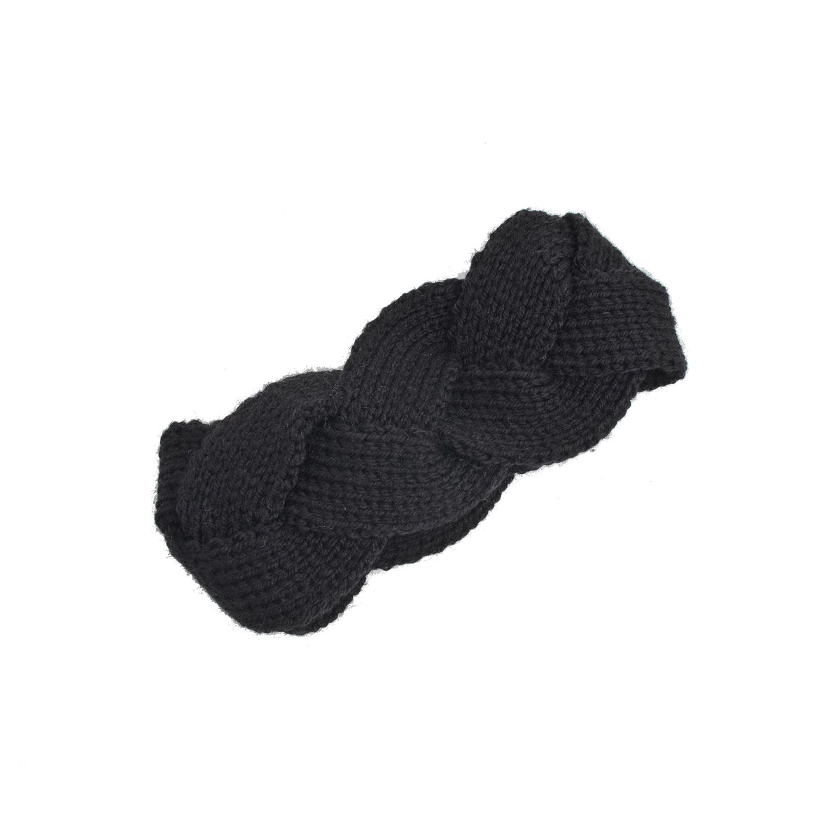 Product Image of Urban Expressions Woven Knitted Headband Headband 818209014915 View 5 | Black