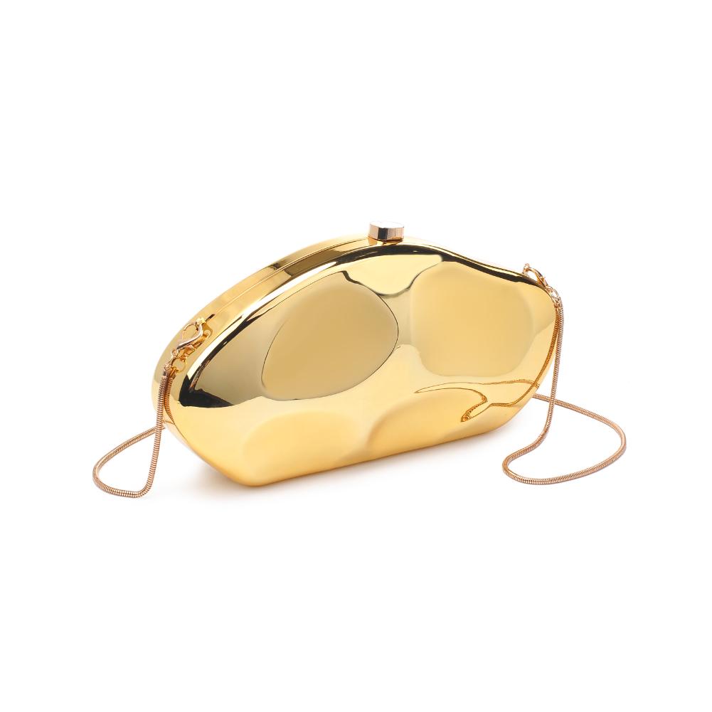 Product Image of Urban Expressions Marly Evening Bag 840611193377 View 6 | Gold