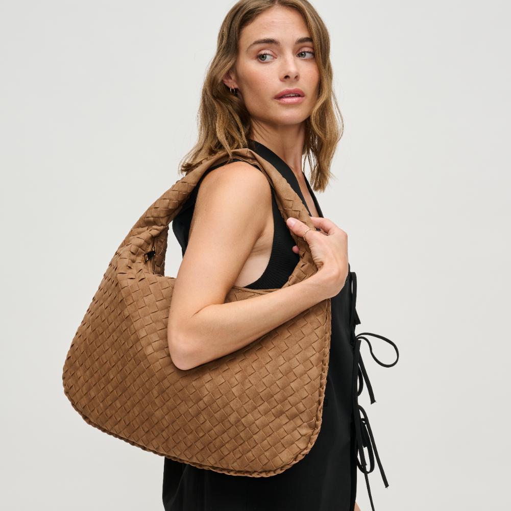 Woman wearing Nutmeg Urban Expressions Victoria Hobo 840611140852 View 1 | Nutmeg