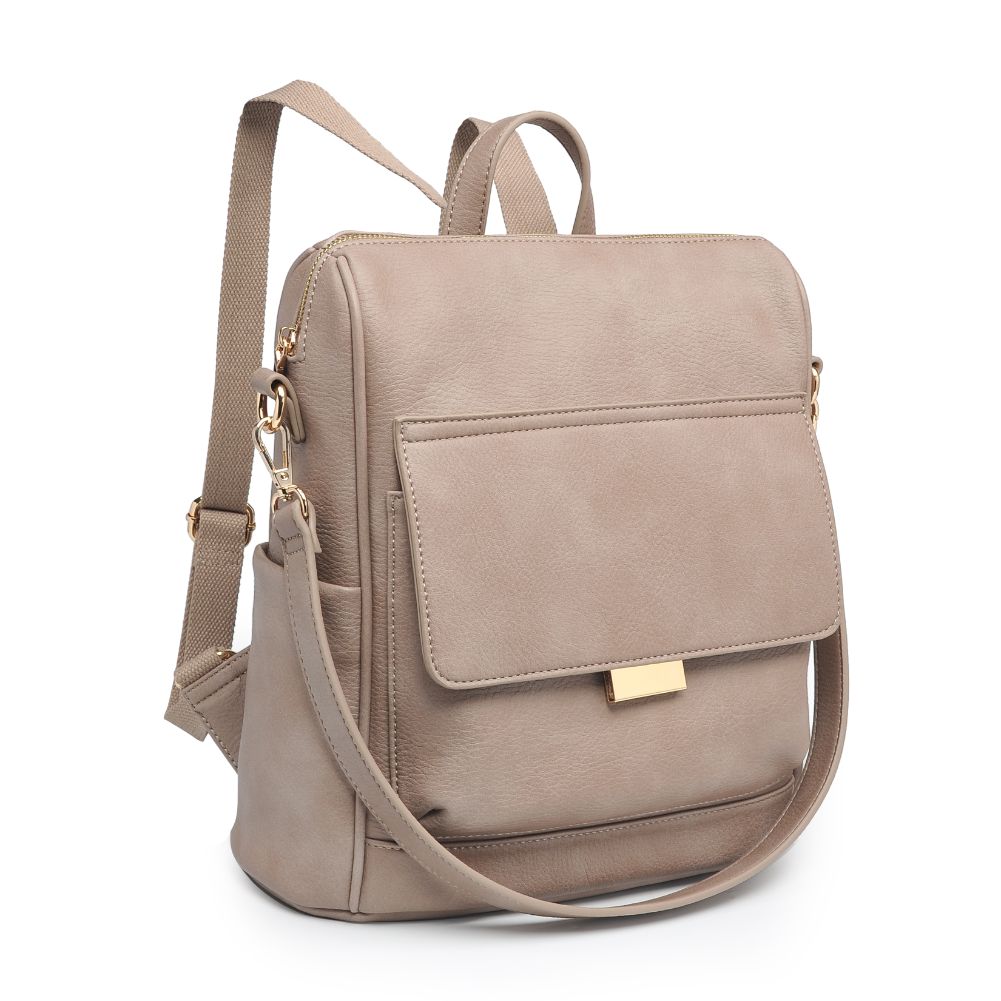 Product Image of Urban Expressions Caroline Backpack 840611103512 View 6 | Taupe