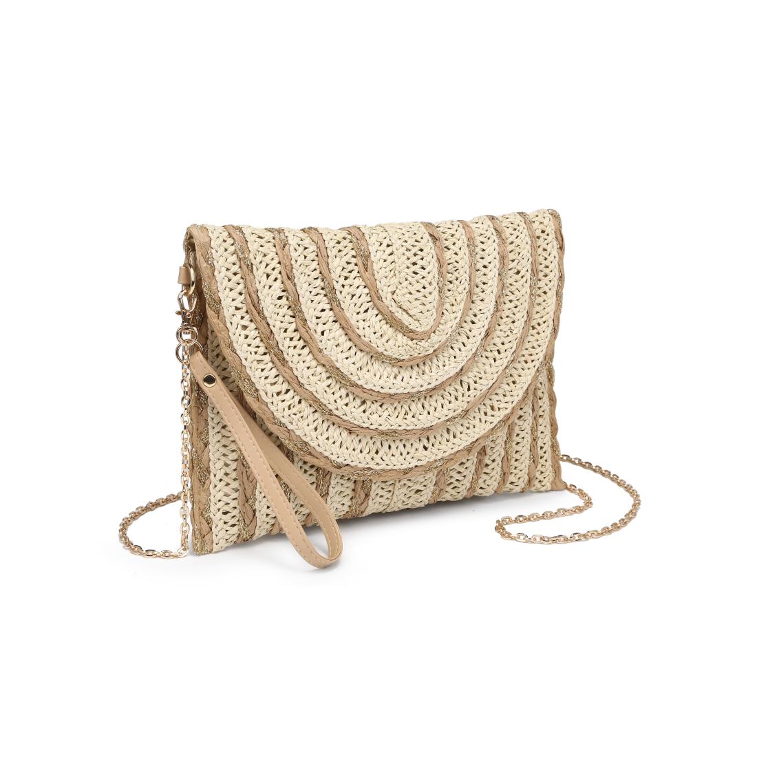 Product Image of Urban Expressions Lila Clutch 840611161529 View 6 | Ivory Natural Gold