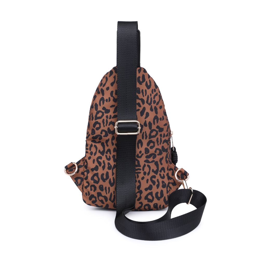 Product Image of Urban Expressions Ace Sling Backpack 840611184191 View 7 | Leopard