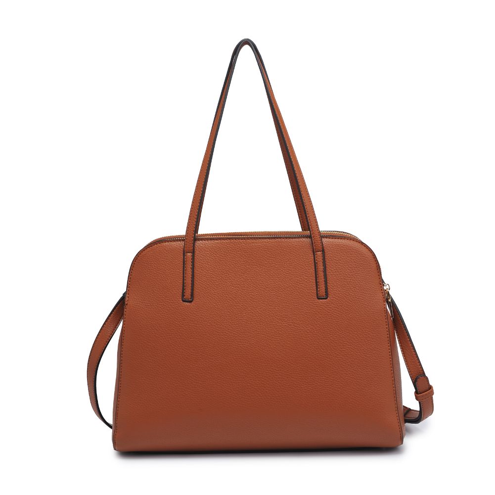 Product Image of Urban Expressions Laken Satchel 840611101389 View 7 | Tan