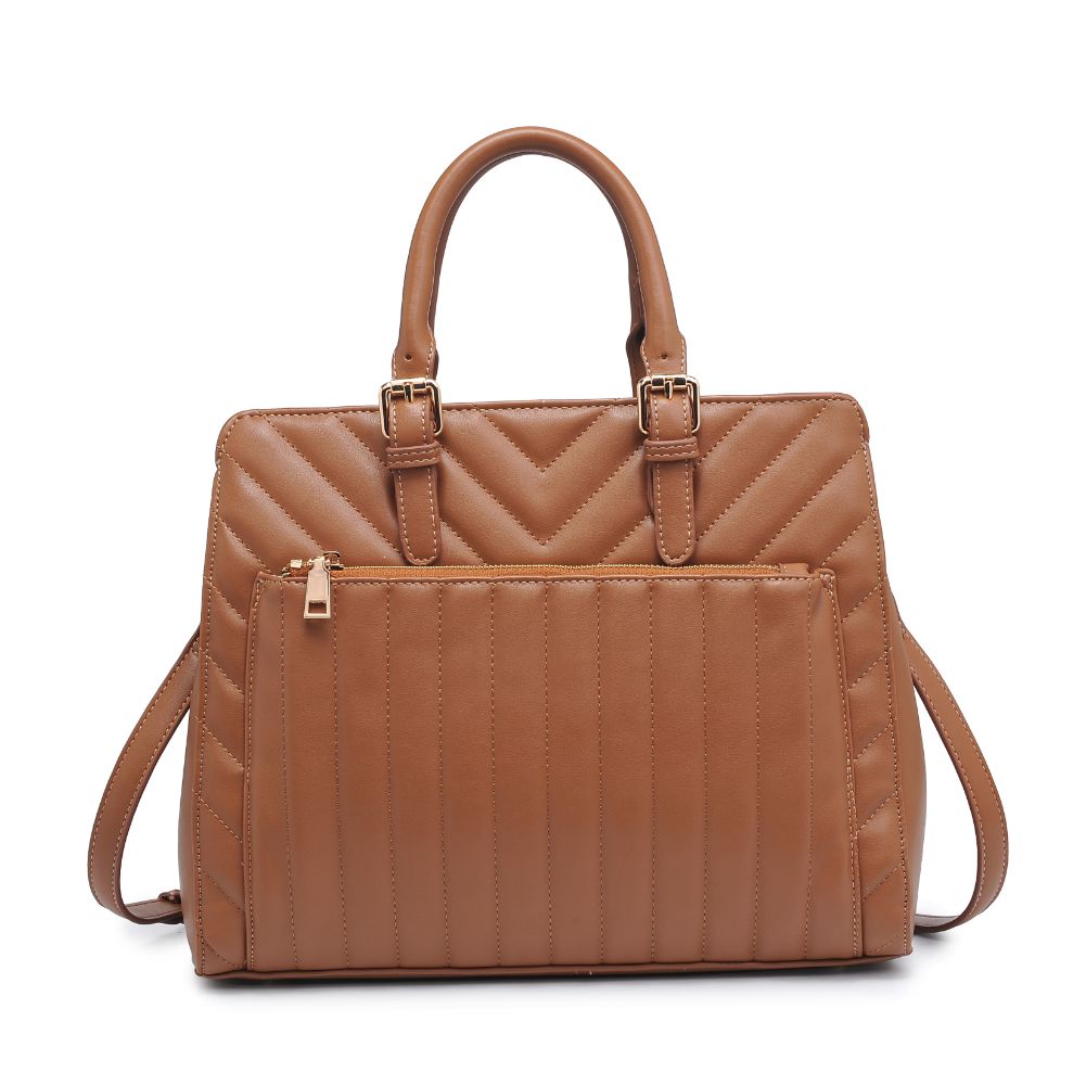 Product Image of Urban Expressions Keegan Satchel 840611101334 View 5 | Tan