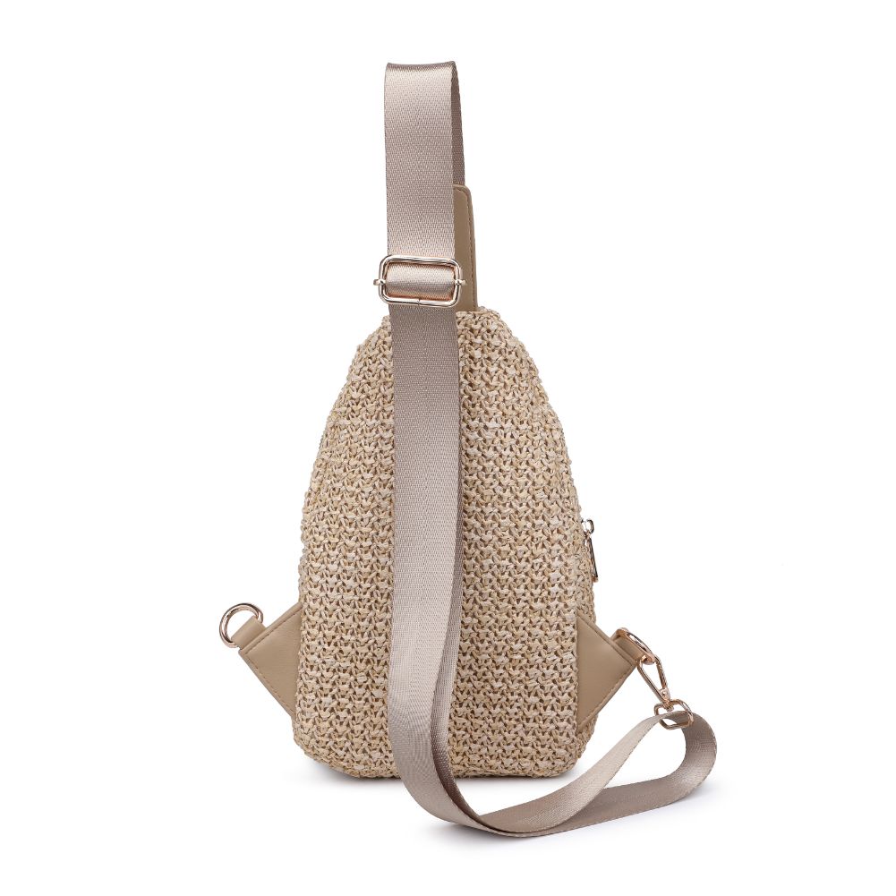 Product Image of Urban Expressions Ace - Straw Sling Backpack 818209019774 View 7 | Natural