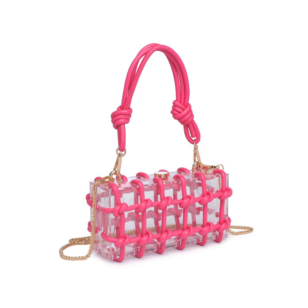 Product Image of Urban Expressions Mavis Evening Bag 840611191656 View 6 | Hot Pink