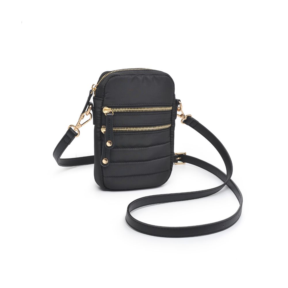 Product Image of Urban Expressions Evelyn Cell Phone Crossbody 840611181978 View 6 | Black