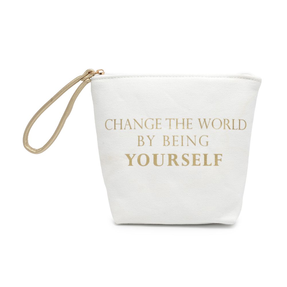 Product Image of Urban Expressions Carry-All Writing Wristlet 818209012492 View 5 | Change The World