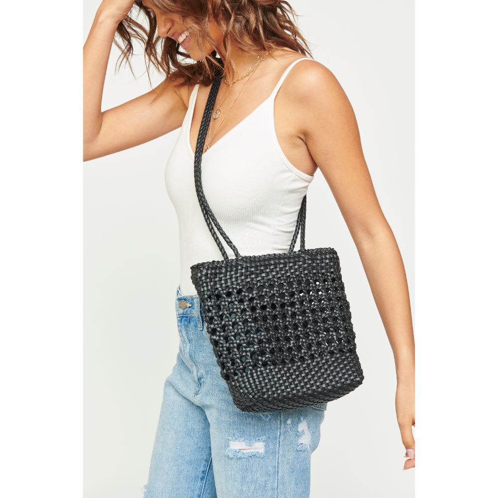 Woman wearing Black Urban Expressions Cordoba Shoulder Bag 840611170309 View 1 | Black