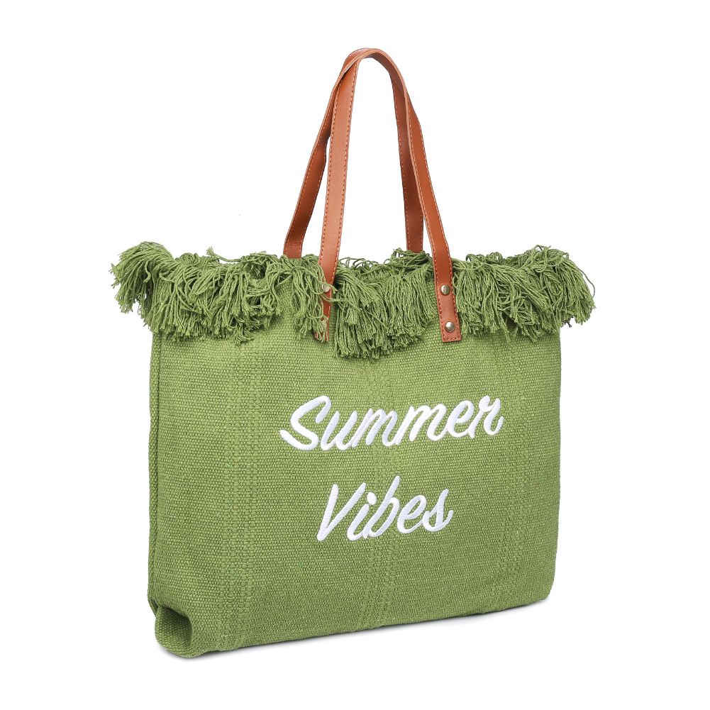 Product Image of Urban Expressions Summer Vibes Tote 840611127945 View 6 | Sage