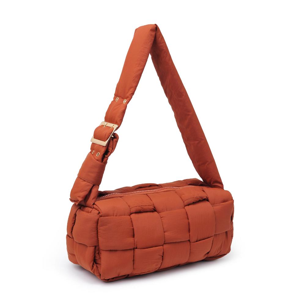 Product Image of Urban Expressions Brett Shoulder Bag 840611193452 View 6 | Rust