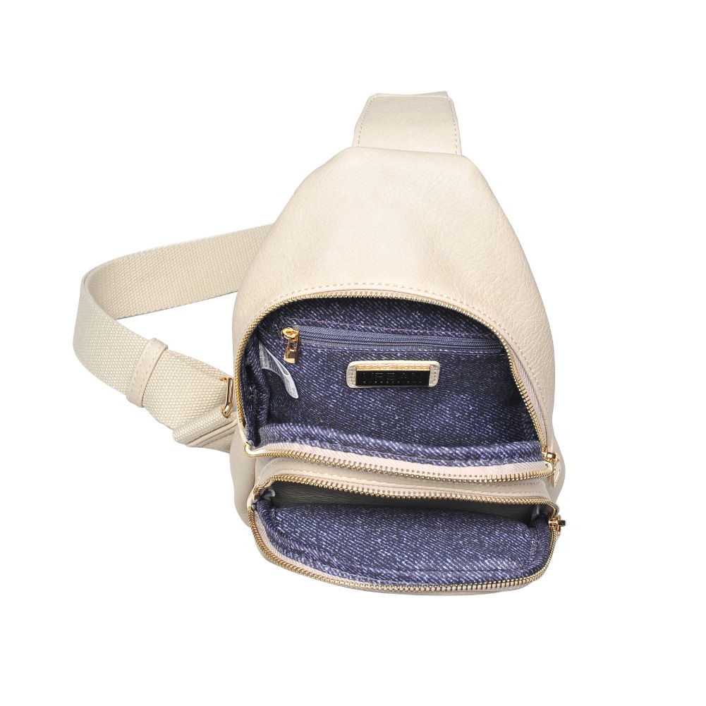 Product Image of Urban Expressions Zephyr Sling Backpack 840611106902 View 8 | Almond