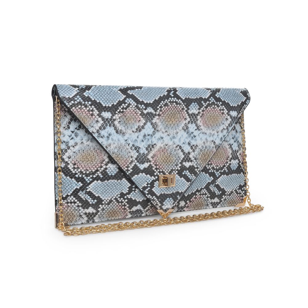 Product Image of Urban Expressions Cally Clutch 840611172532 View 2 | Misty Blue