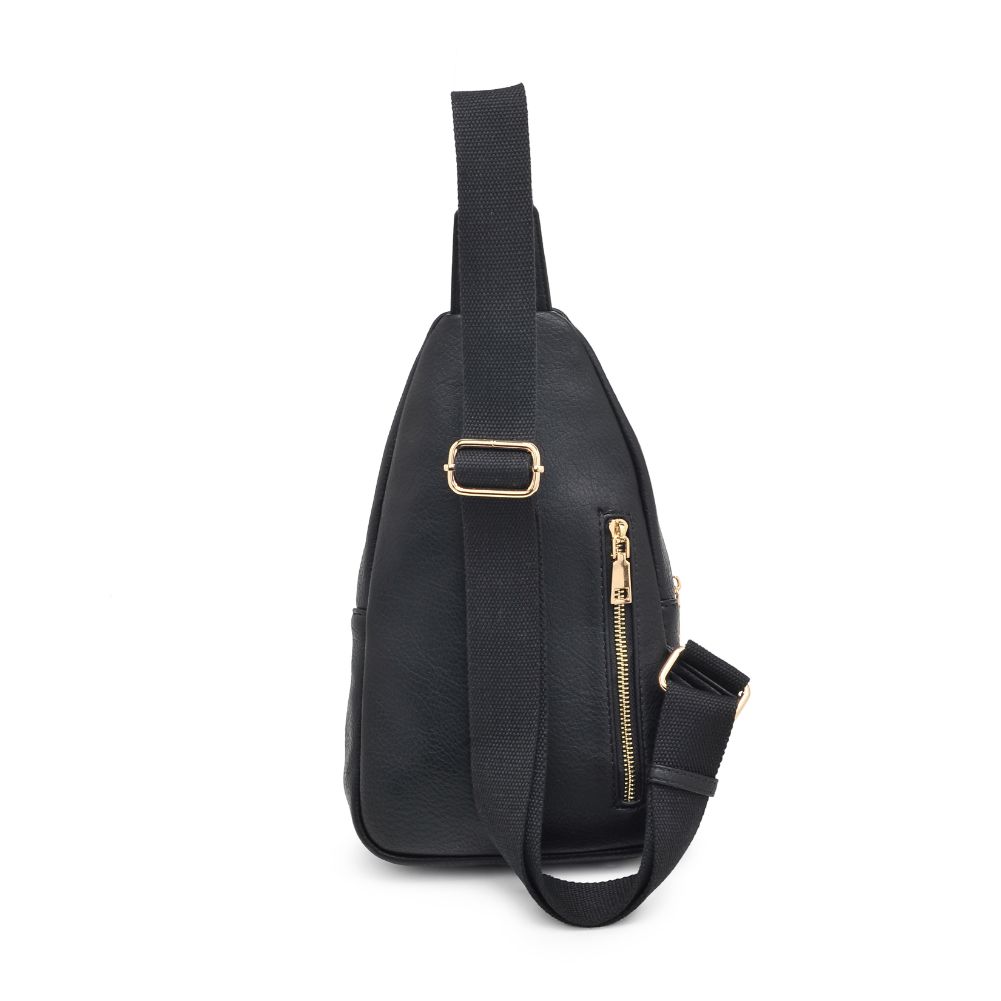 Product Image of Urban Expressions Zephyr Sling Backpack 840611106889 View 7 | Black