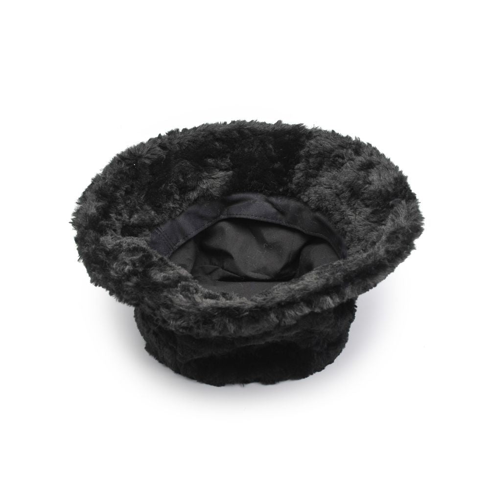 Product Image of Urban Expressions Faux Fur Bucket Hat Bucket Hat 818209014618 View 8 | Black