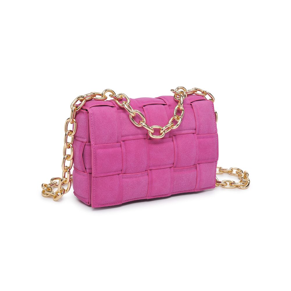 Product Image of Urban Expressions Ines Suede Crossbody 840611100498 View 2 | Magenta