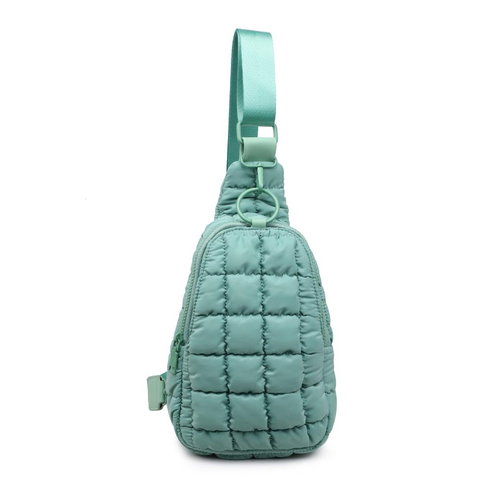 Product Image of Urban Expressions Bristol Sling Backpack 840611128362 View 5 | Pistachio