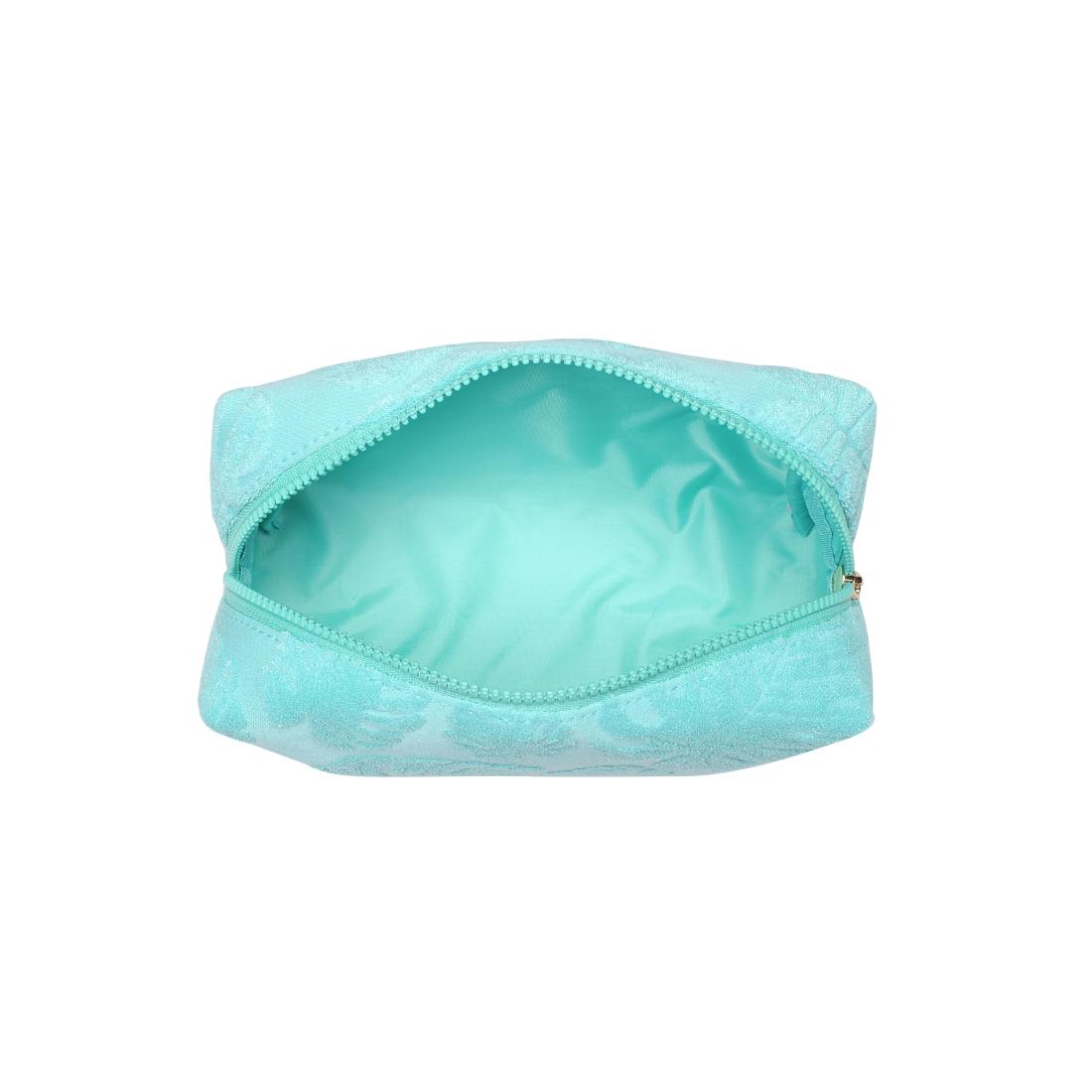 Product Image of Urban Expressions Palm Breeze Cosmetic Pouch 840611195319 View 8 | Seafoam