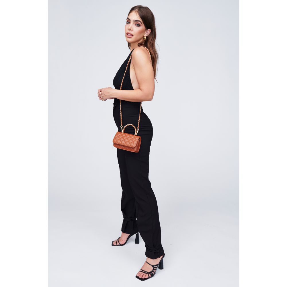 Woman wearing Tan Urban Expressions Zoya Mini Bag 818209010948 View 3 | Tan