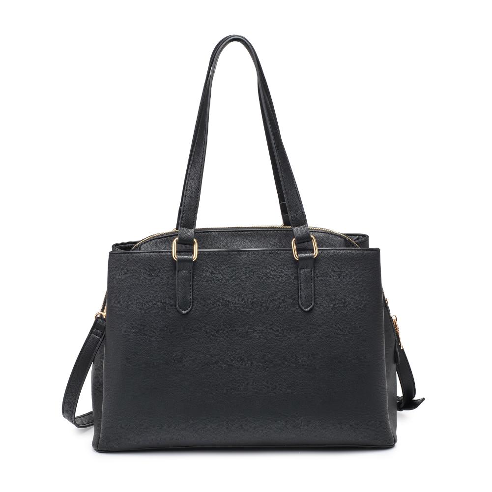 Product Image of Urban Expressions Cambria Satchel 840611126689 View 7 | Black