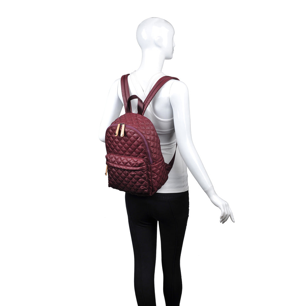 Product Image of Urban Expressions Swish Backpack 840611154620 View 5 | Burgundy