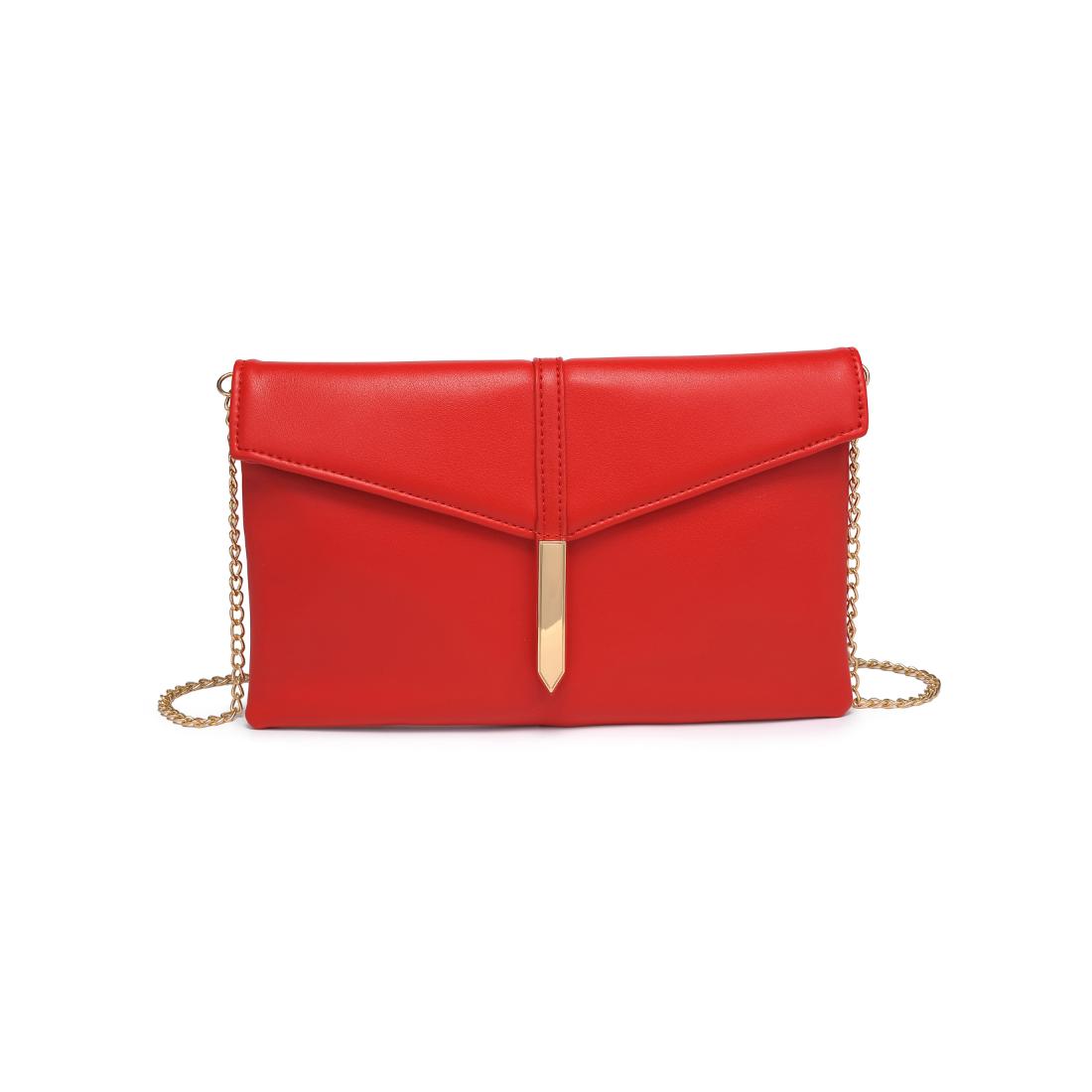 Product Image of Urban Expressions Heather Clutch 840611153142 View 5 | Red