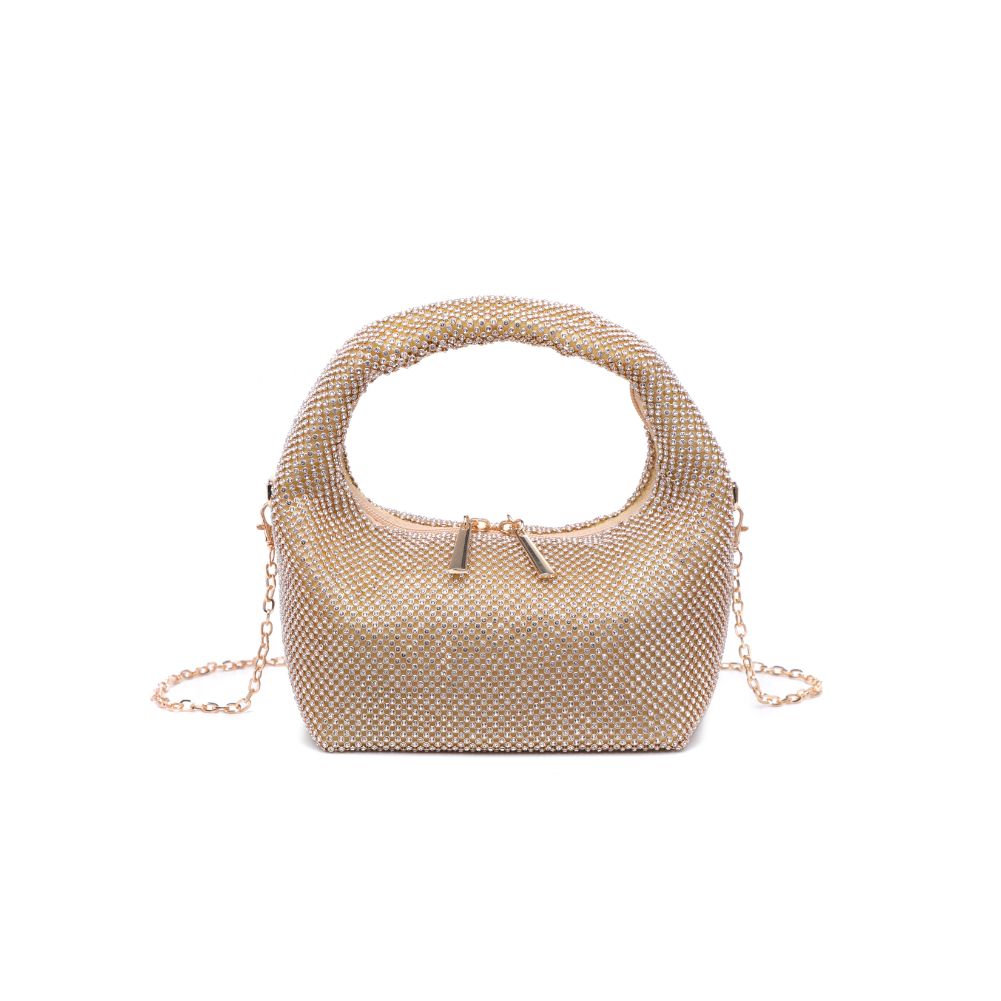 Product Image of Urban Expressions Raquel Evening Bag 840611110428 View 5 | Gold