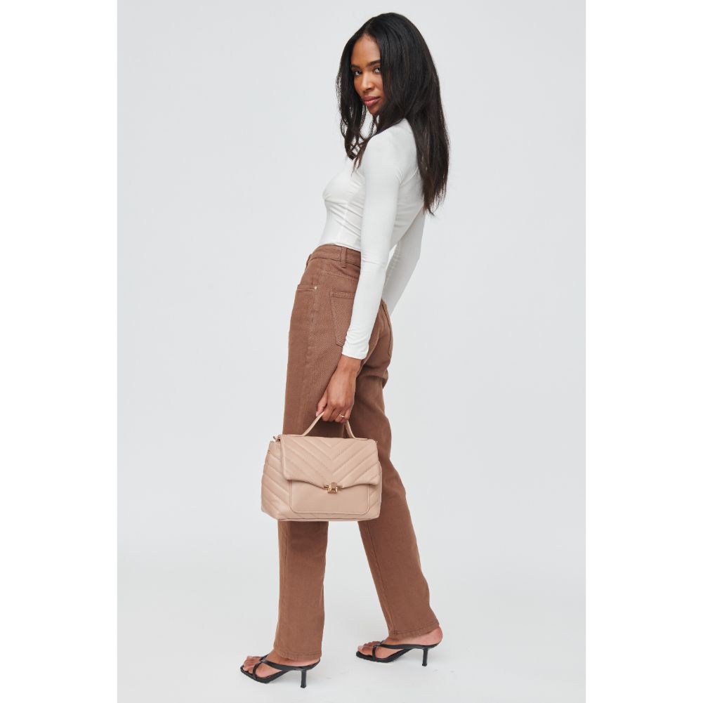 Woman wearing Natural Urban Expressions Imani Crossbody 840611108685 View 3 | Natural