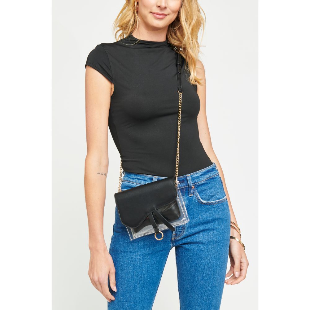 Woman wearing Black Urban Expressions Rally Crossbody NA-840611165909 View 1 | Black