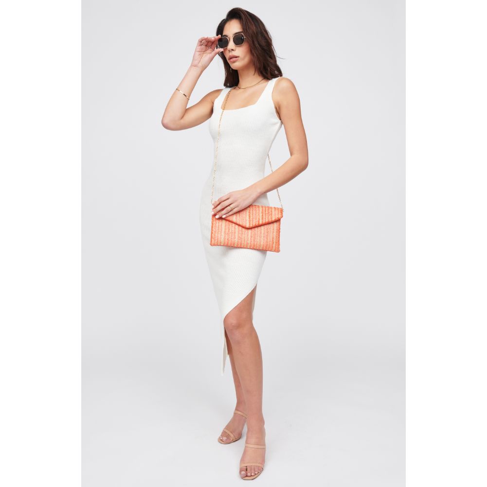 Woman wearing Clementine Urban Expressions Mayotte Clutch 818209017534 View 3 | Clementine