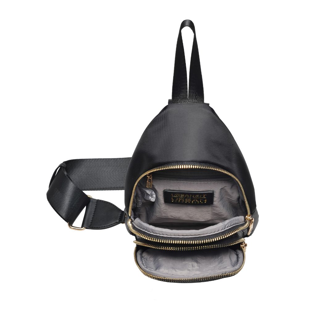 Product Image of Urban Expressions Wagner Sling Backpack 840611108340 View 8 | Black