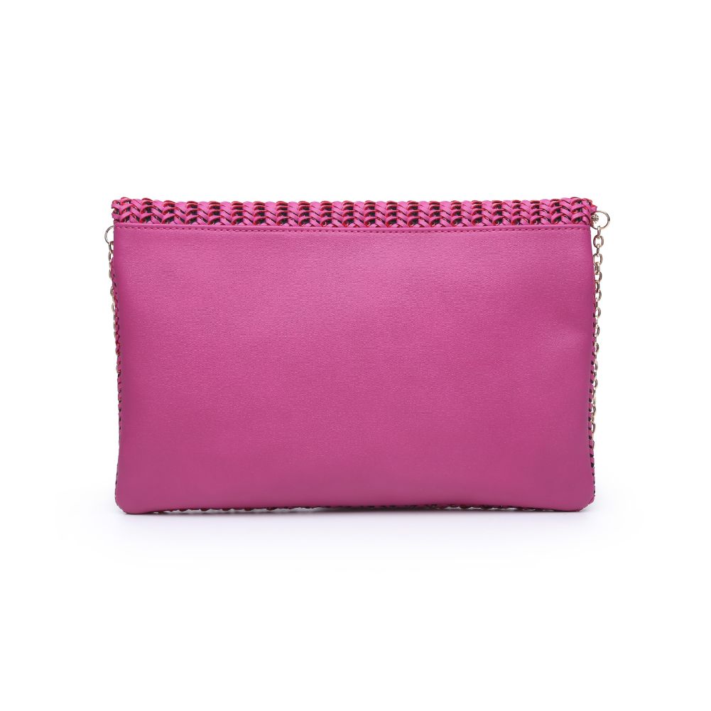 Product Image of Urban Expressions Carrie Clutch 840611170903 View 7 | Fuchsia