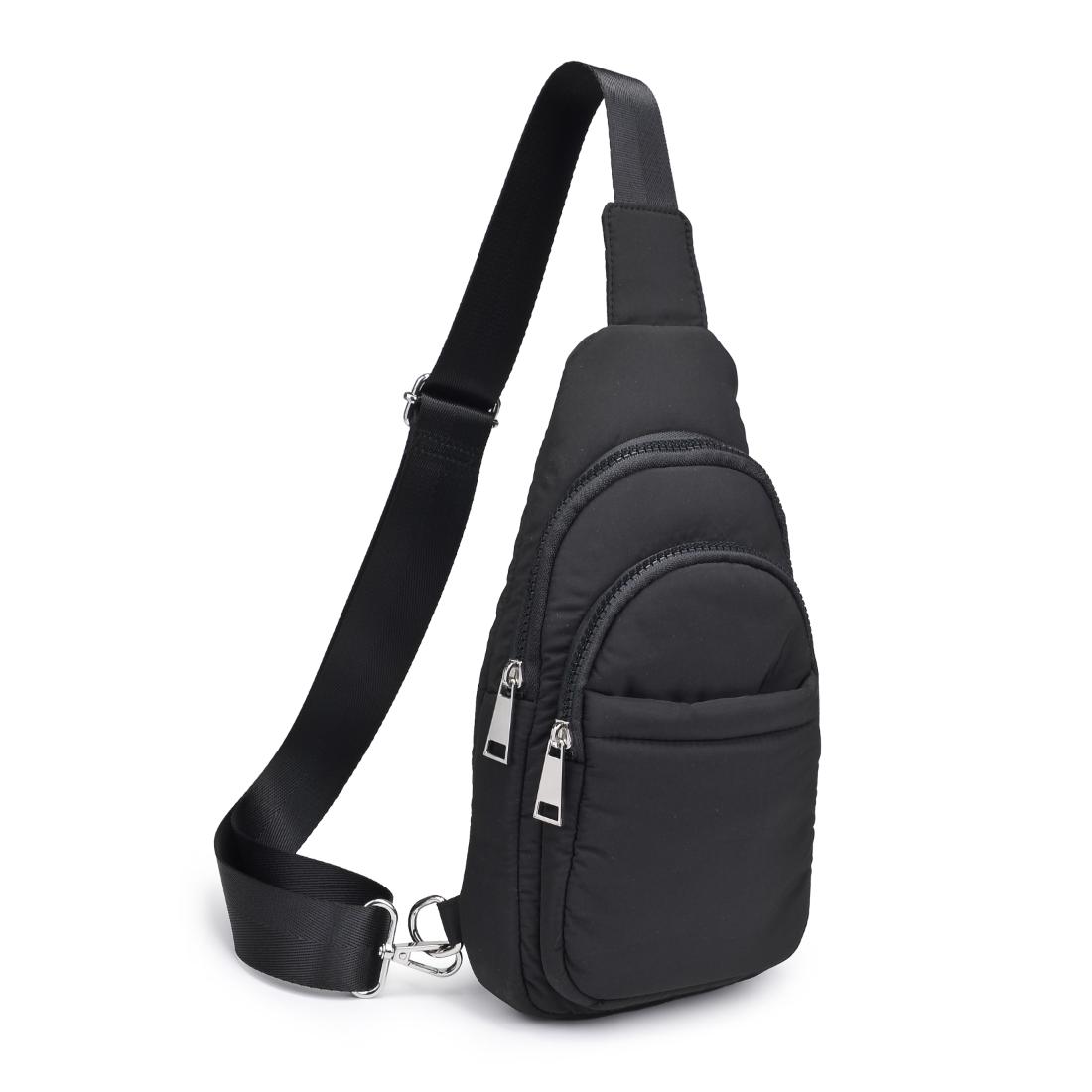 Product Image of Urban Expressions Kenny Sling Backpack 840611124951 View 6 | Black