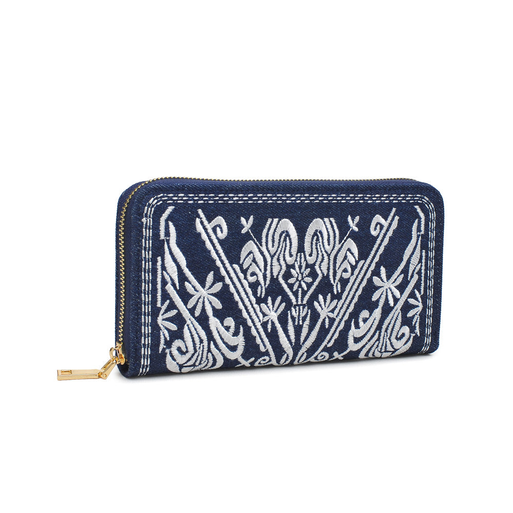 Product Image of Urban Expressions Raven Wallet NA-840611147677 View 2 | Indigo