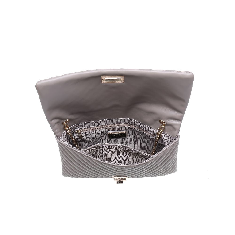 Product Image of Urban Expressions Victoria Clutch NA-840611163691 View 4 | Grey