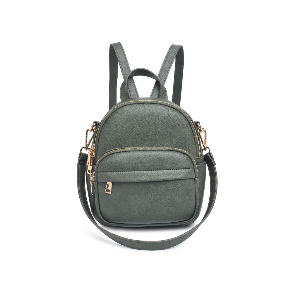 Product Image of Urban Expressions Uri Backpack 840611113597 View 5 | Hunter Green