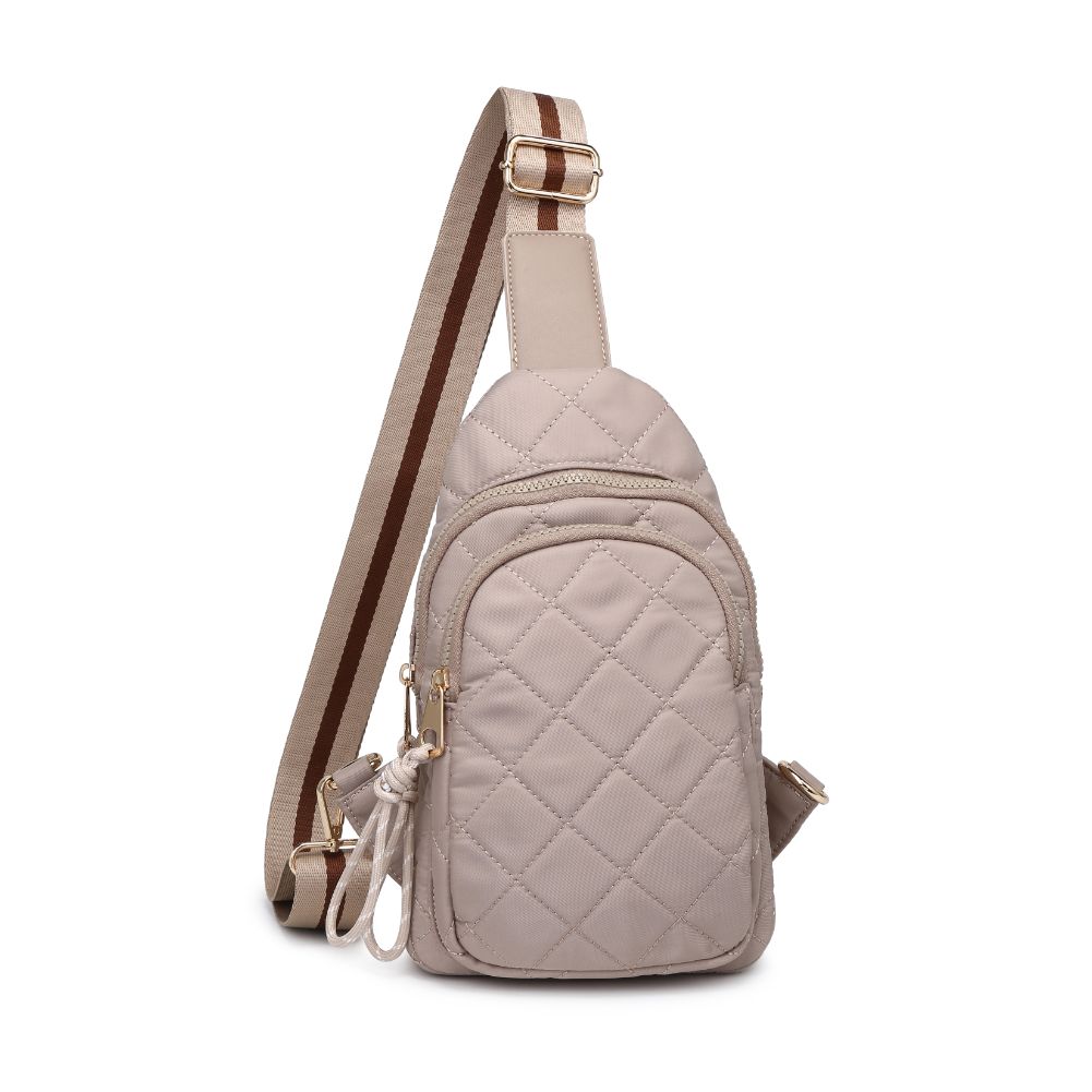 Product Image of Urban Expressions Ace - Quilted Nylon Sling Backpack 840611116598 View 5 | Nude