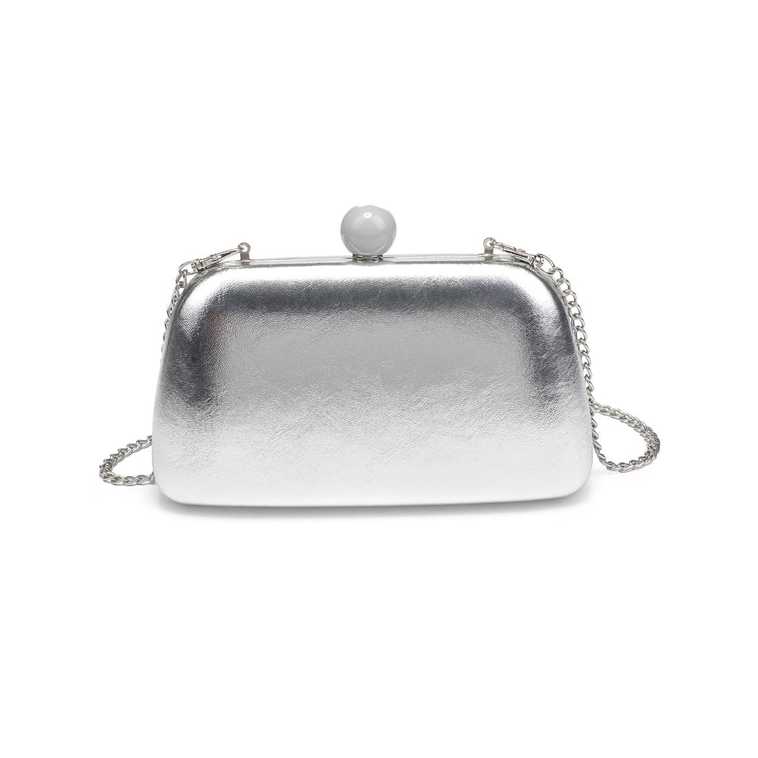 Product Image of Urban Expressions Sahara Evening Bag 840611156457 View 7 | Silver