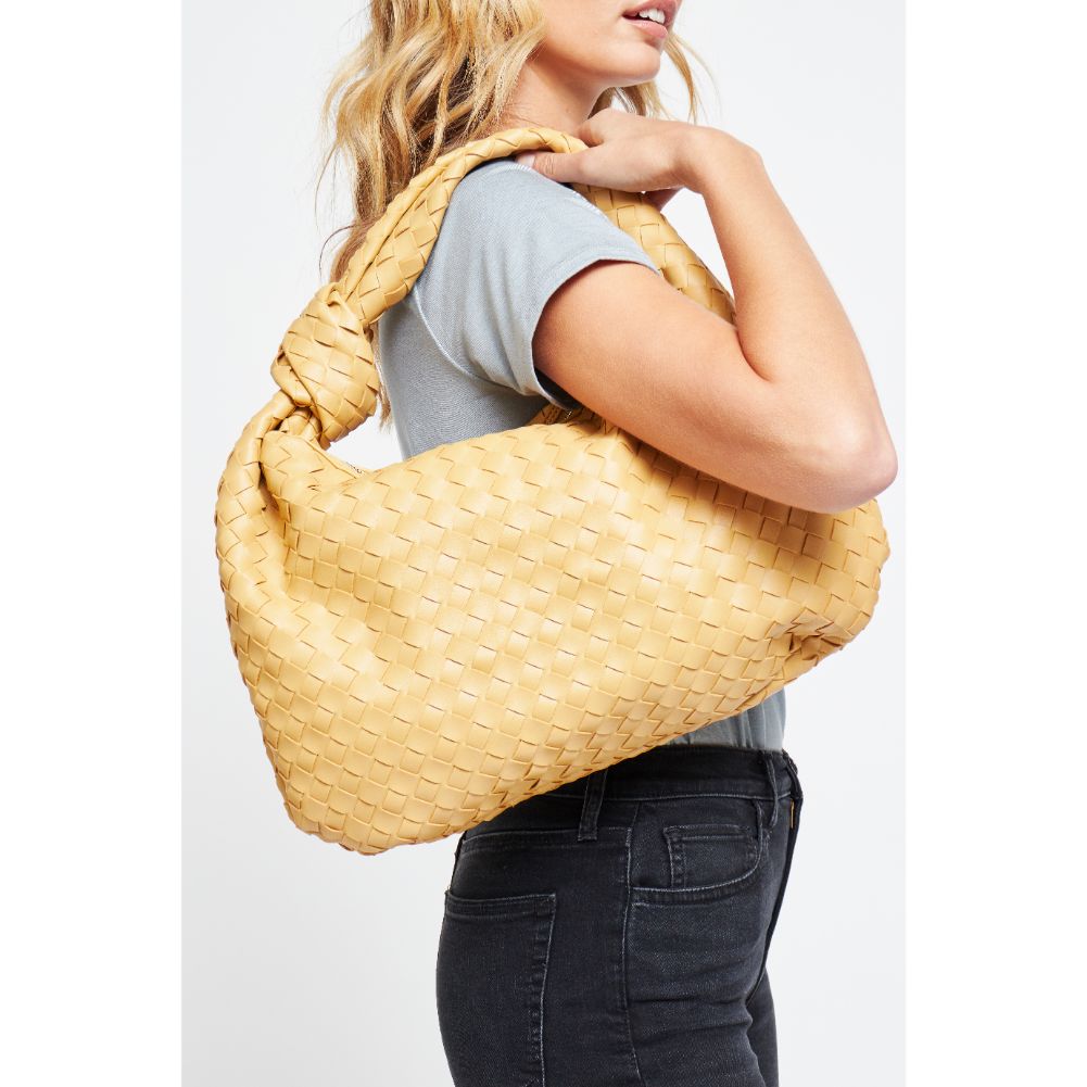 Woman wearing Daffodil Urban Expressions Vanessa Hobo 840611179791 View 2 | Daffodil