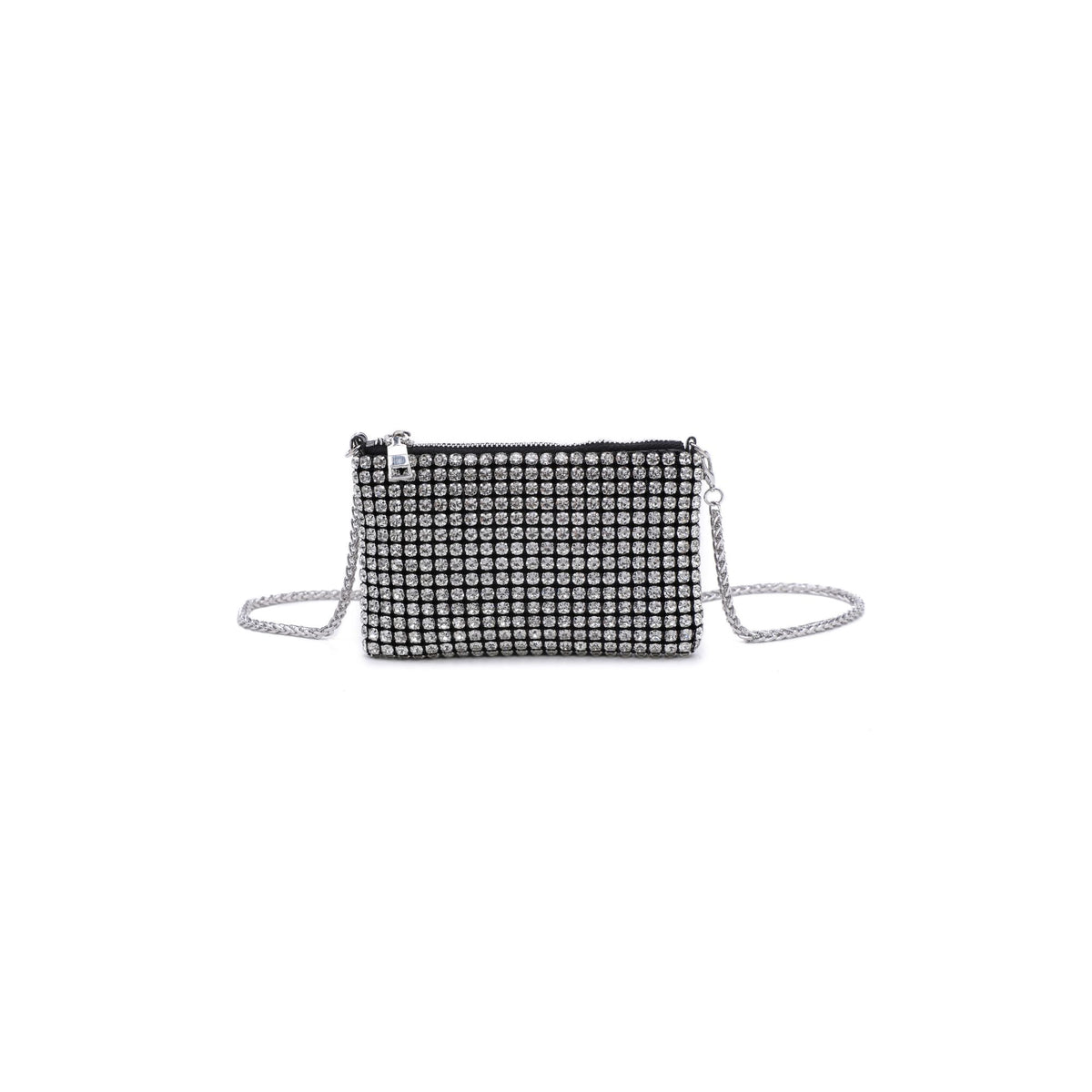 Product Image of Urban Expressions Christina Evening Bag 818209012812 View 5 | Silver