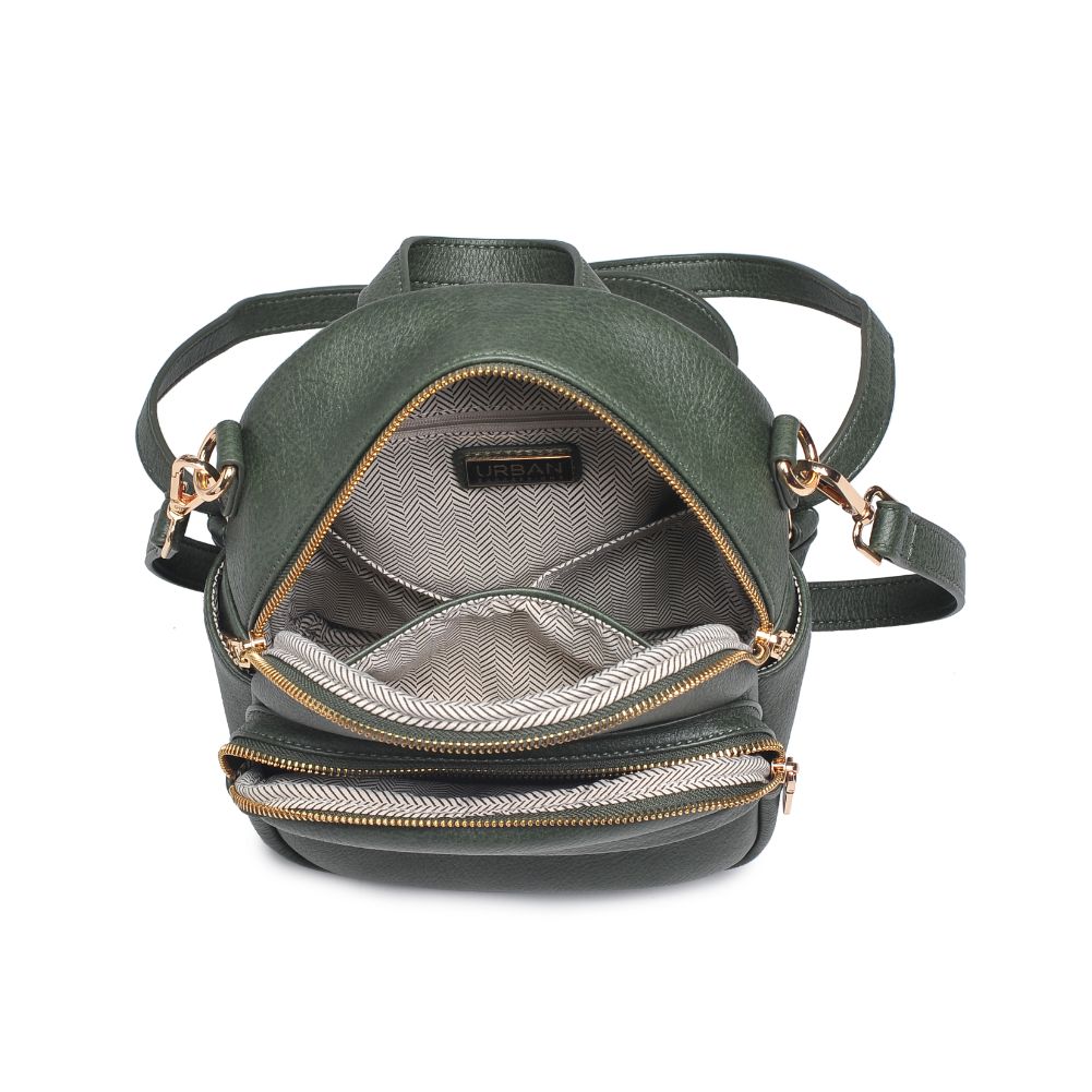 Product Image of Urban Expressions Uri Backpack 840611113597 View 8 | Hunter Green