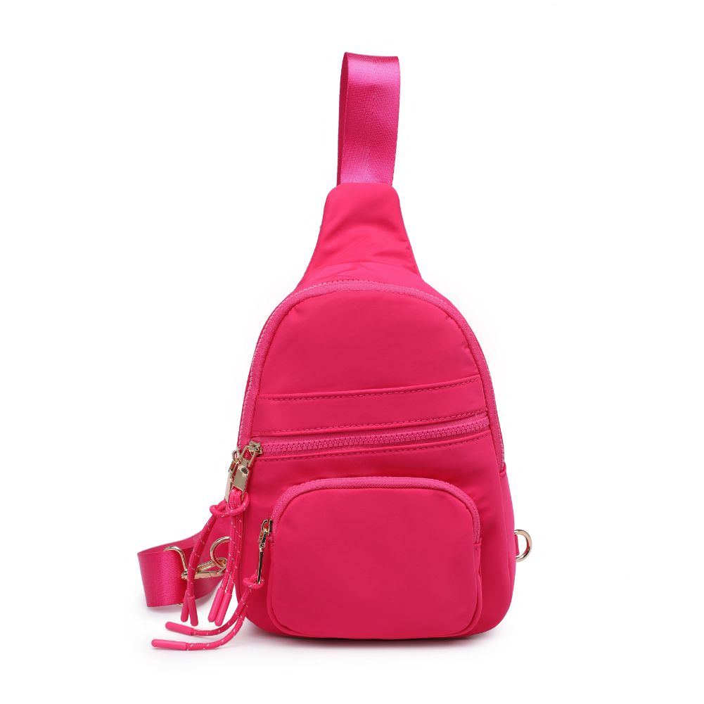 Product Image of Urban Expressions Sid Sling Backpack 840611120717 View 5 | Rose