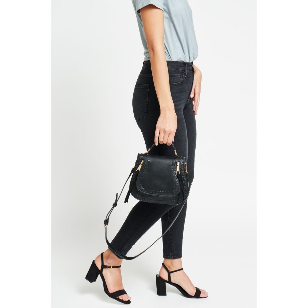 Woman wearing Black Urban Expressions Khloe - Mini Crossbody 840611176578 View 2 | Black