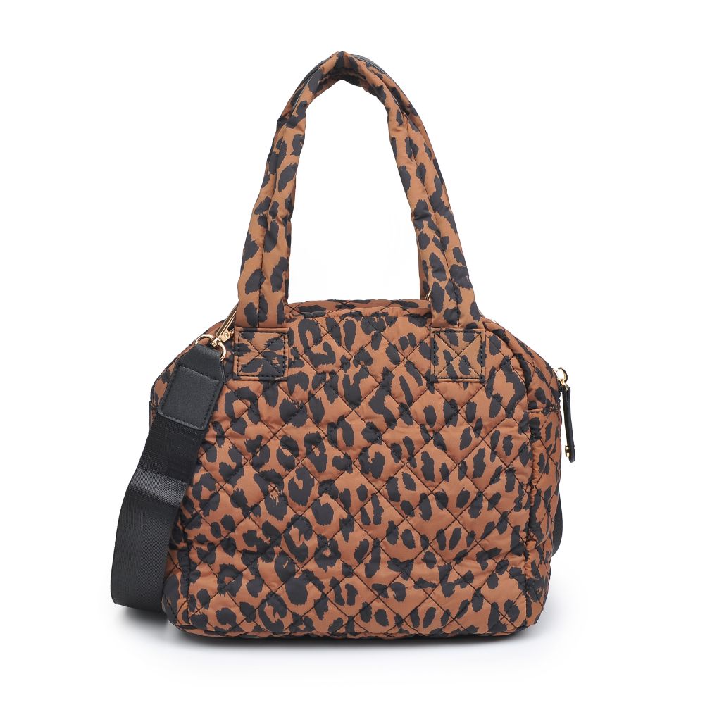 Product Image of Urban Expressions Palmer - Quilted Nylon Tote 840611185624 View 7 | Leopard