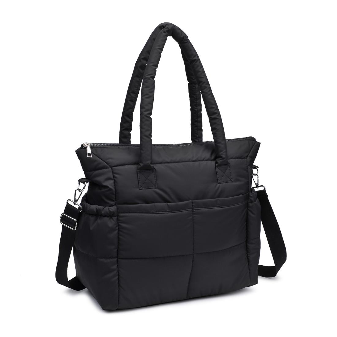 Product Image of Urban Expressions Jetsetter Tote 840611195074 View 6 | Black