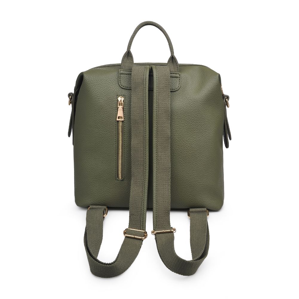 Product Image of Urban Expressions Kenzie Backpack 840611133588 View 7 | Olive